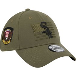 New Era Men's Armed Forces Day 2023 Chicago White Sox Olive 39Thirty Stretch Fit Hat