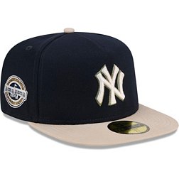 New Era Men's New York Yankees Blue Armed Forces Canvas 59Fifty Fitted Hat