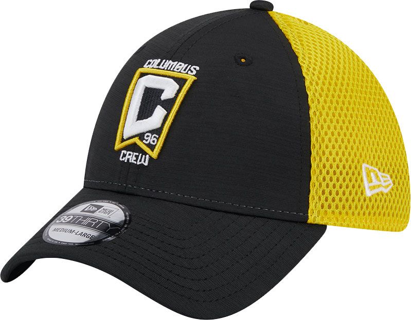 New Era Adult Columbus Crew 39Thirty Gameday Yellow Stretch Hat