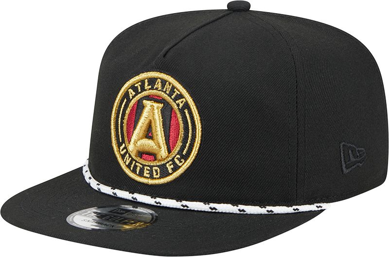 New Era Atlanta United Golfer Black Rope Hat
