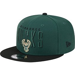 New Era Adult Milwaukee Bucks Headline 9Fifty Adjustable Snapback Hat