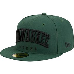 New Era Adult Milwaukee Bucks Text 59Fifty Hat