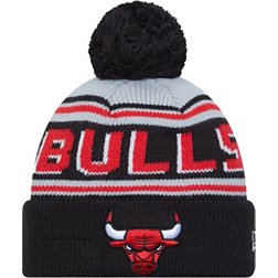 New Era Adult Chicago Bulls Black Cheer Knit Hat
