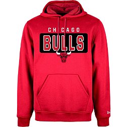 New Era Men's Chicago Bulls Red Fleece Hoodie