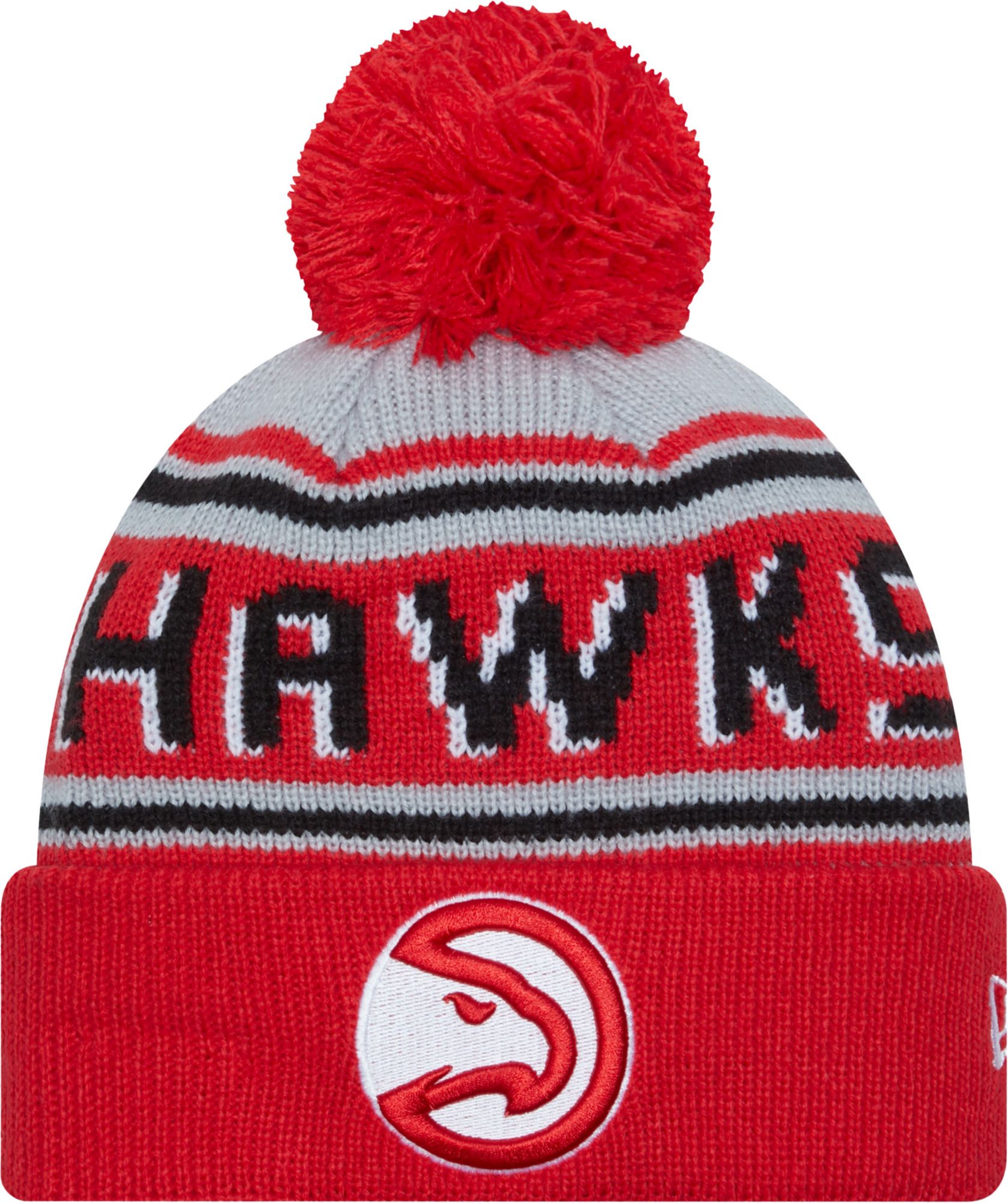 New Era Adult Atlanta Hawks Red Cheer Knit Hat