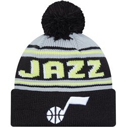 New Era Adult Utah Jazz Black Cheer Knit Hat