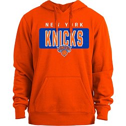 New Era Men's New York Knicks Orange Fleece Hoodie