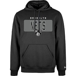 New Era Men's Brooklyn Nets Black Fleece Hoodie