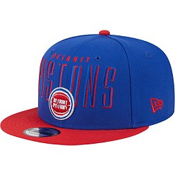New Era Adult Detroit Pistons Headline 9Fifty Adjustable Snapback Hat