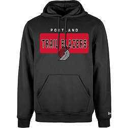 New Era Men's Portland Trail Blazers Black Fleece Hoodie