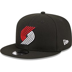 New Era Adult Portland Trail Blazers Black 9Fifty Adjustable Hat