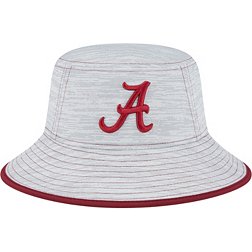 New Era Men's Alabama Crimson Tide Grey Game Bucket Hat