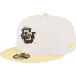 New Era Men's Colorado Buffaloes Natural 59Fifty Fitted Hat