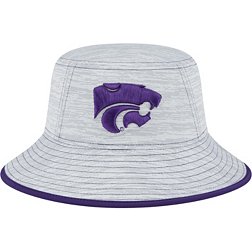 New Era Men's Kansas State Wildcats Grey Game Bucket Hat