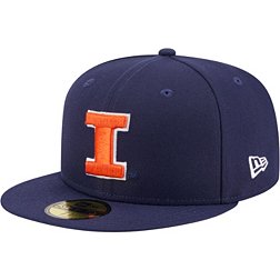 New Era Men's Illinois Fighting Illini Blue 59Fifty Fitted Hat