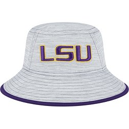 New Era Men's LSU Tigers Grey Game Bucket Hat