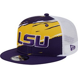 New Era Men's LSU Tigers Purple 9Fifty Tailgate Adjustable Hat