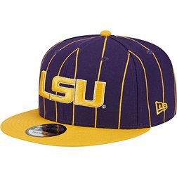 New Era Men's LSU Tigers Purple 9Fifty Vintage Adjustable Hat
