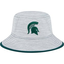 New Era Men's Michigan State Spartans Grey Game Bucket Hat