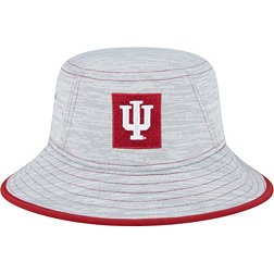 New Era Men's Indiana Hoosiers Grey Game Bucket Hat