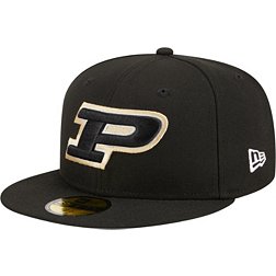 New Era Men's Purdue Boilermakers Black 59Fifty Fitted Hat