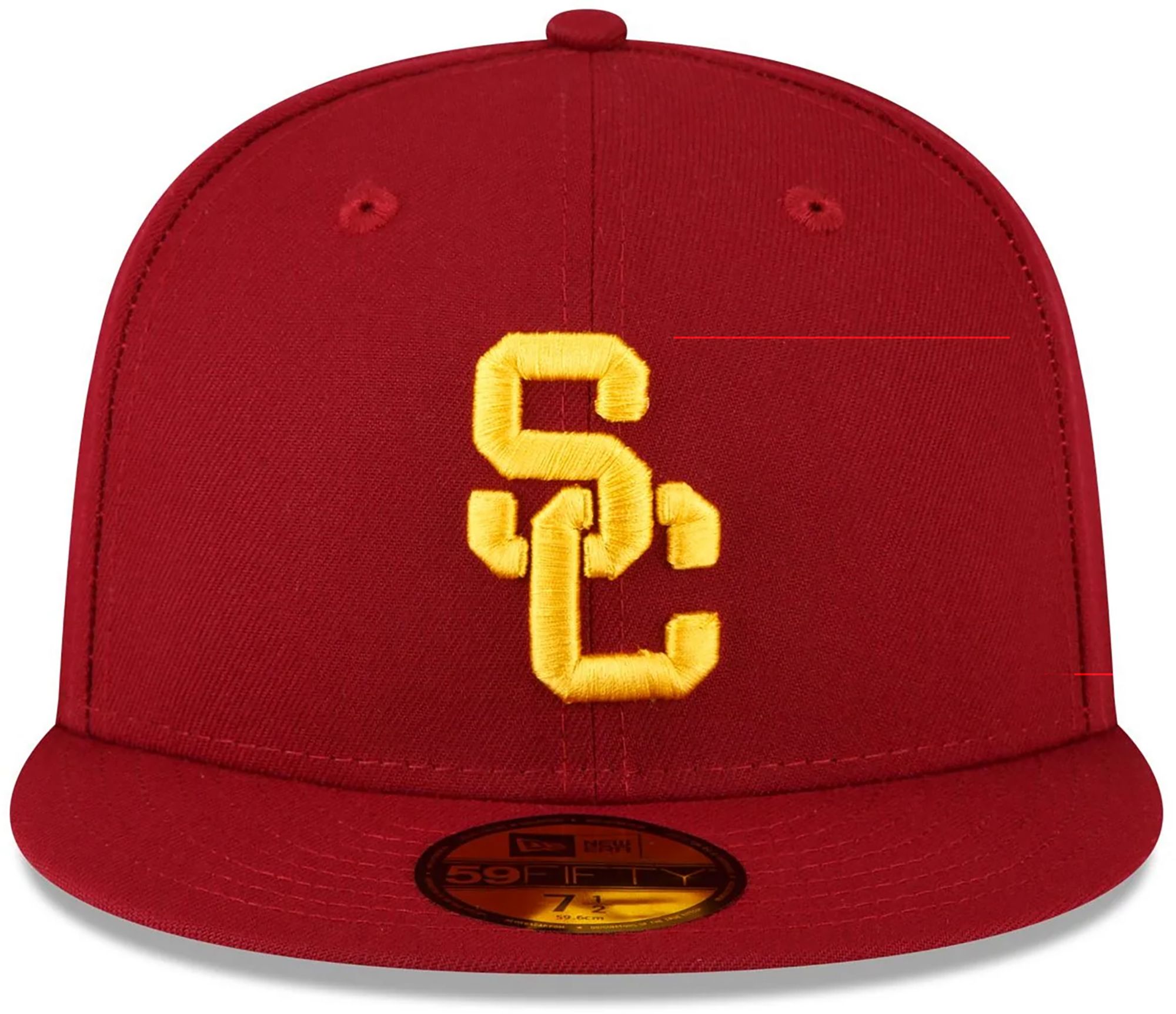 New Era Men's USC Trojans Cardinal 59Fifty Fitted Hat