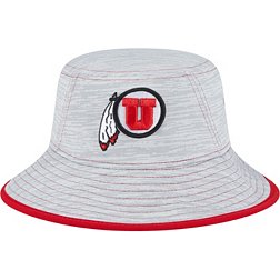 New Era Men's Utah Utes Grey Game Bucket Hat
