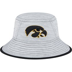New Era Men's Iowa Hawkeyes Grey Game Bucket Hat
