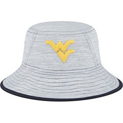 New Era Men's West Virginia Mountaineers Grey Game Bucket Hat
