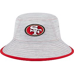 New Era Men's San Francisco 49ers Game Adjustable Grey Bucket Hat