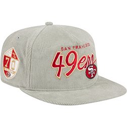 New Era Men's San Francisco 49ers Golfer Cord Grey Adjustable Snapback Hat