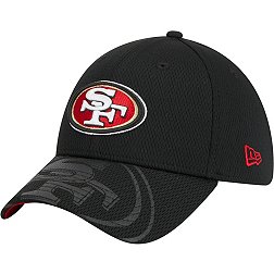 New Era Men's San Francisco 49ers Top Visor 39Thirty Black Stretch Fit Hat