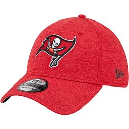 New Era Men's Tampa Bay Buccaneers Logo Red 39Thirty Stretch Fit Hat