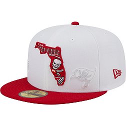 New Era Men's Tampa Bay Buccaneers State 59Fifty White/Red Fitted Hat