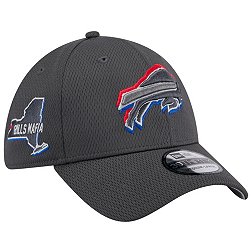 New Era Men's Buffalo Bills 2024 NFL Draft Graphite 39Thirty Stretch Fit Hat