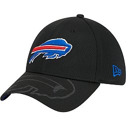 New Era Men's Buffalo Bills Top Visor 39Thirty Black Stretch Fit Hat
