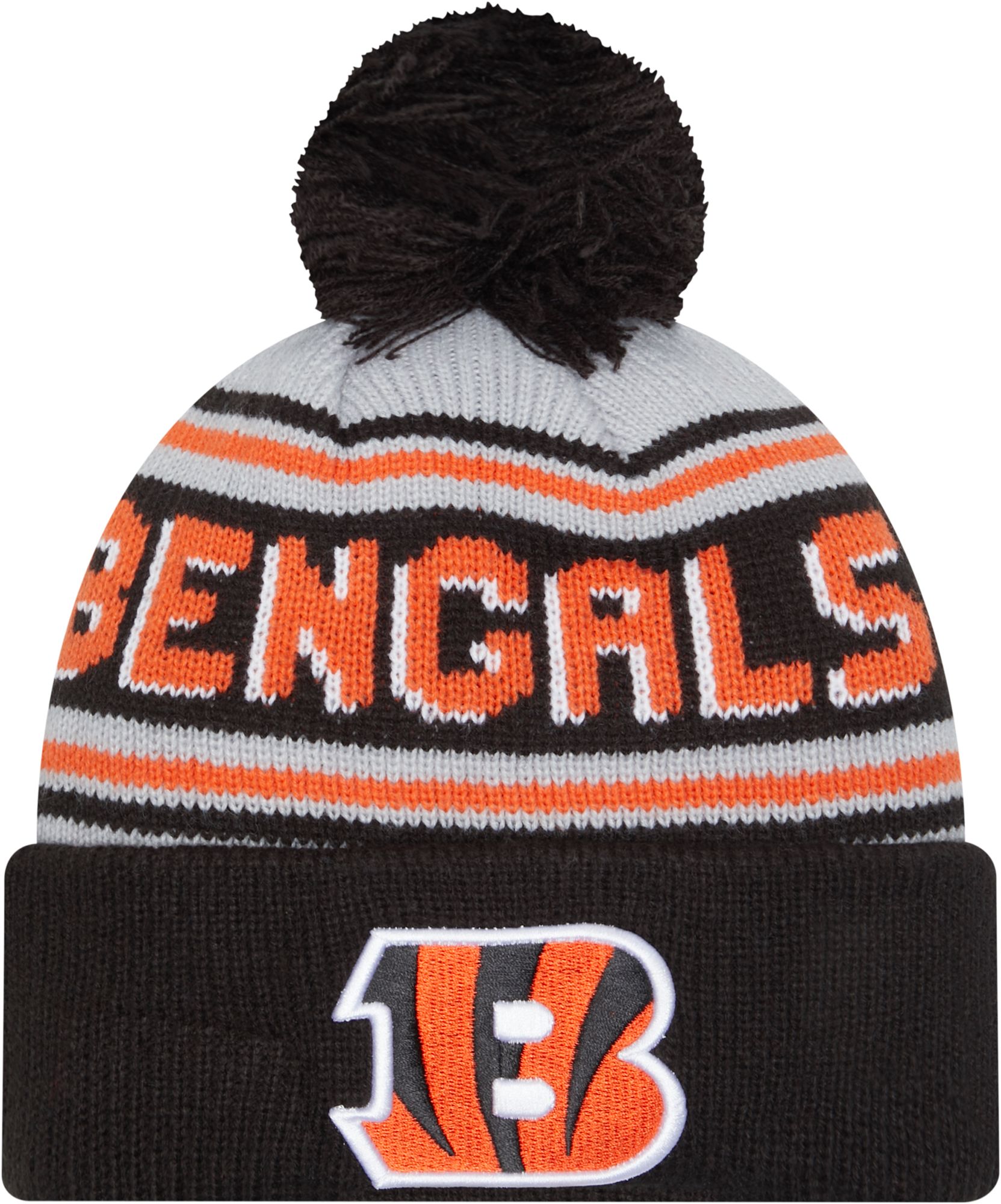 New Era Men's Cincinnati Bengals Black Cheer Knit Beanie