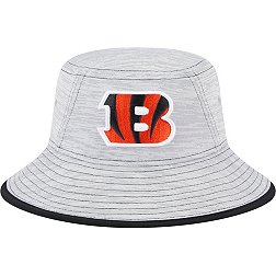 New Era Men's Cincinnati Bengals Game Adjustable Grey Bucket Hat