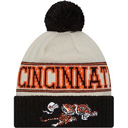 Men's New Era Black/White Cincinnati Bengals 2017 Sideline Cold Weather  Sport Knit Hat