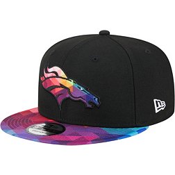New Era Men's Denver Broncos 2023 Crucial Catch Black 9Fifty Adjustable Hat