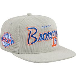New Era Men's Denver Broncos Golfer Cord Grey Adjustable Snapback Hat