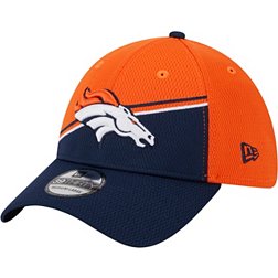 New Era Men's Denver Broncos 2023 Sideline Alternate Orange 39Thirty Stretch Fit Hat