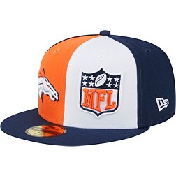New Era Men's Denver Broncos 2023 Sideline Pinwheel 59Fifty Fitted Hat