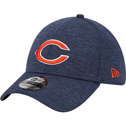 New Era Men's Chicago Bears Logo Navy 39Thirty Stretch Fit Hat