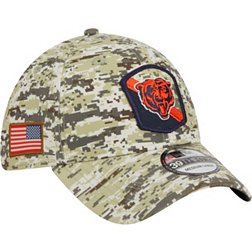 New Era Men's Chicago Bears 2023 Salute to Service 39Thirty Camo Stretch Fit Hat