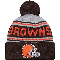 New Era Men's Cleveland Browns Brown Cheer Knit Beanie