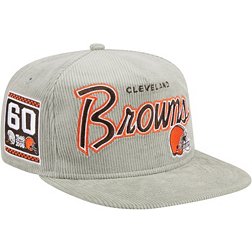New Era Men's Cleveland Browns Golfer Cord Grey Adjustable Snapback Hat