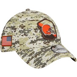 New Era Men's Cleveland Browns 2023 Salute to Service 39Thirty Camo Stretch Fit Hat