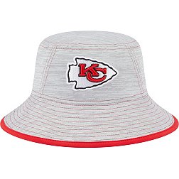 New Era Men's Kansas City Chiefs Game Adjustable Grey Bucket Hat
