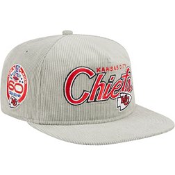 New Era Men's Kansas City Chiefs Golfer Cord Grey Adjustable Snapback Hat